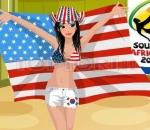 Мажоретка на световното World Cup Cheerleader
