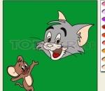 Том и Джери оцветяване  Tom and Jerry coloring
