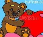 Оцвети картичката за Свети Валентин Valentines Day Coloring