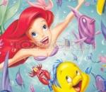 the little mermaid - puzzle sort my tiles ariel