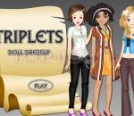 Куклите сестри  Triplets Doll Dress Up